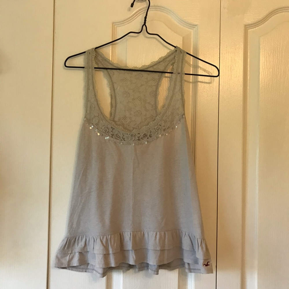 Hollister Light Gray Tank Top